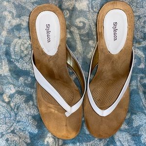 Style and Co Sparkly Wedges